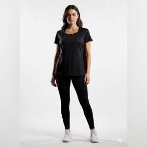 Worth New York (XGoreX) Black Stretch Mock Neck Sleeveless Top - Size XL